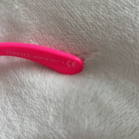 NWBOX PINK VERSACE SUNGLASSES AUTHENTIC - Picture 6 of 9